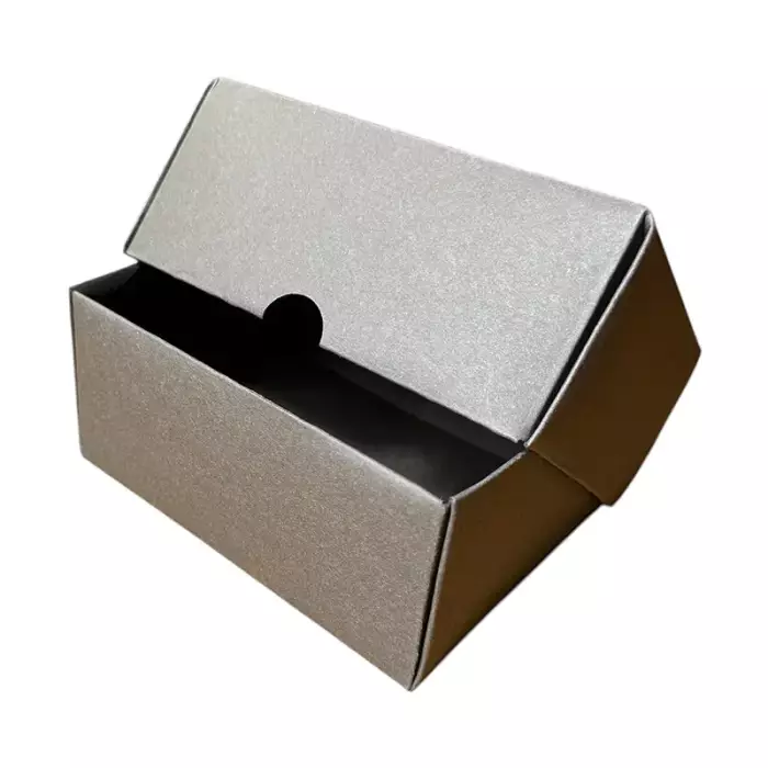 13x10x6cm Renkli Karton Kutu - Koyu Kahverengi - 3