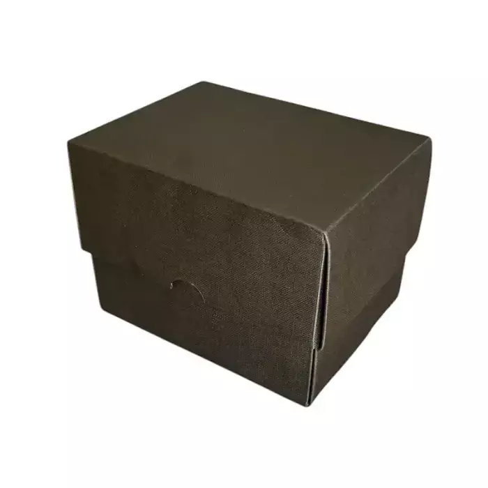 13x10x6cm Renkli Karton Kutu - Siyah - 2