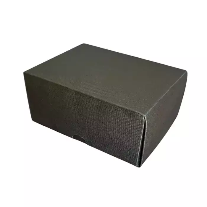13x10x6cm Renkli Karton Kutu - Siyah - 3