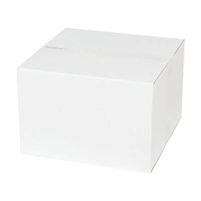 30x30x20cm Koli - 6 Desi Koli - Tek Oluklu Koli - Beyaz - 1