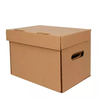 32,5x23,5x23cm Kutu - 6 Desi Kutu - Çift Oluklu Arşiv Kutusu - 2