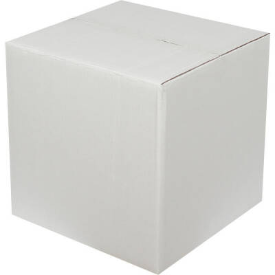 35x35x35cm Koli - 14 Desi Koli - Çift Oluklu Koli - Beyaz - 1