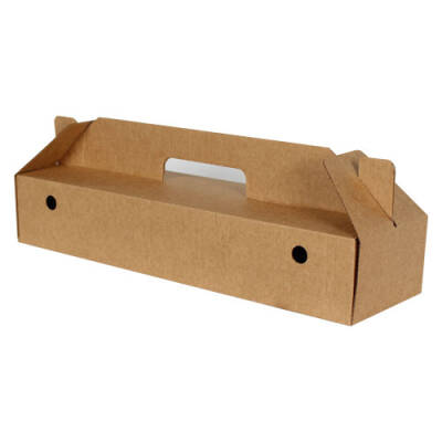 39x11,5x7cm Kutu - 1 Desi Kutu - Lahmacun Kutusu - Kraft - 3
