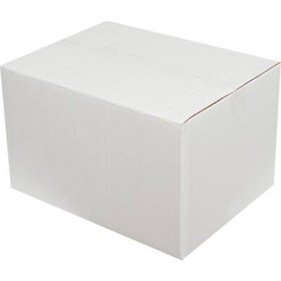 40x30x25cm Koli - 10 Desi Koli - Çift Oluklu Koli - Beyaz - 1