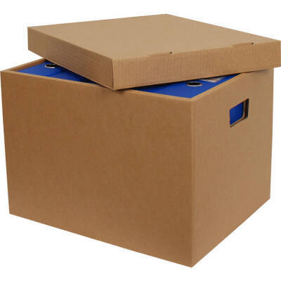 41x34x29,5cm Kutu - 14 Desi Kutu - Klasör Kutusu - Klasör Arşiv Kolisi - Kraft - 2