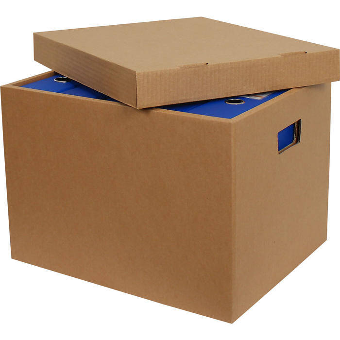 41x34x29,5cm Kutu - 14 Desi Kutu - Klasör Kutusu - Klasör Arşiv Kolisi - Kraft - 2